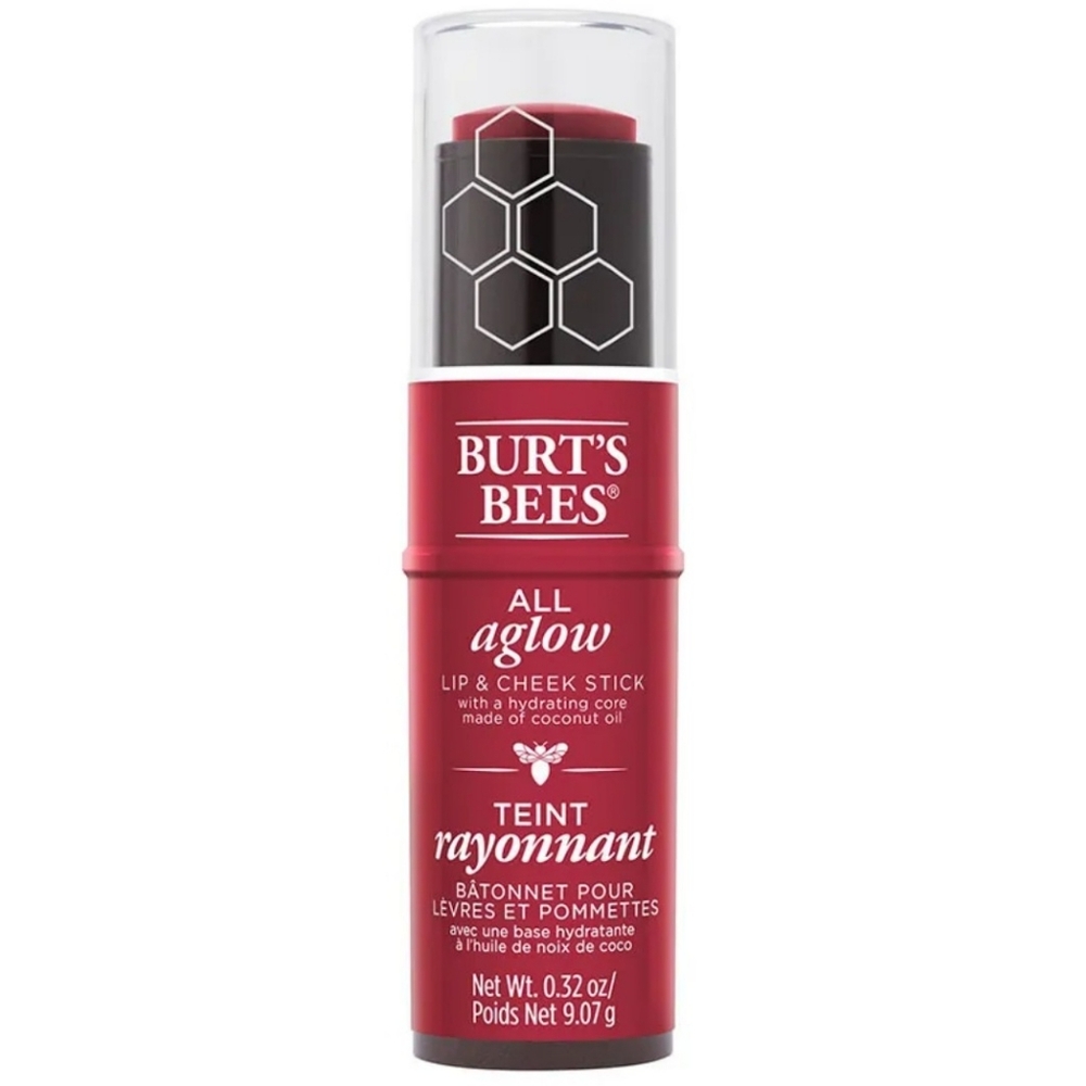 Burt's Bees All Aglow Lip & Cheek Stick Hydrating Core 1253 Dahlia Dew 0.32 oz